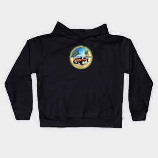 Dune Buggy Back with Sunset Kids Hoodie